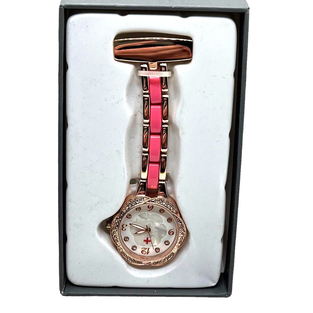 Nursing Pendant Pocket Watch Brooch Watch Portable Luminous Nurse Watches Metal